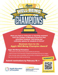 Aggie Well-Being Champions Flyer