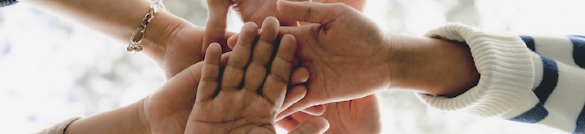 Image of group of people shaking hands